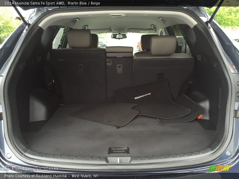 Marlin Blue / Beige 2014 Hyundai Santa Fe Sport AWD
