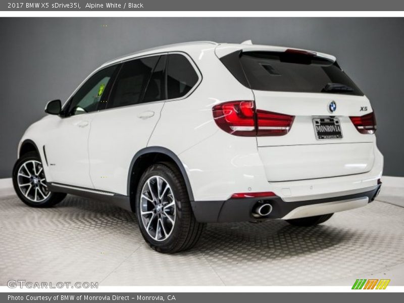 Alpine White / Black 2017 BMW X5 sDrive35i