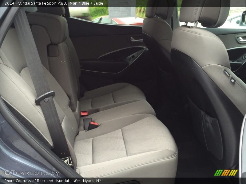 Marlin Blue / Beige 2014 Hyundai Santa Fe Sport AWD