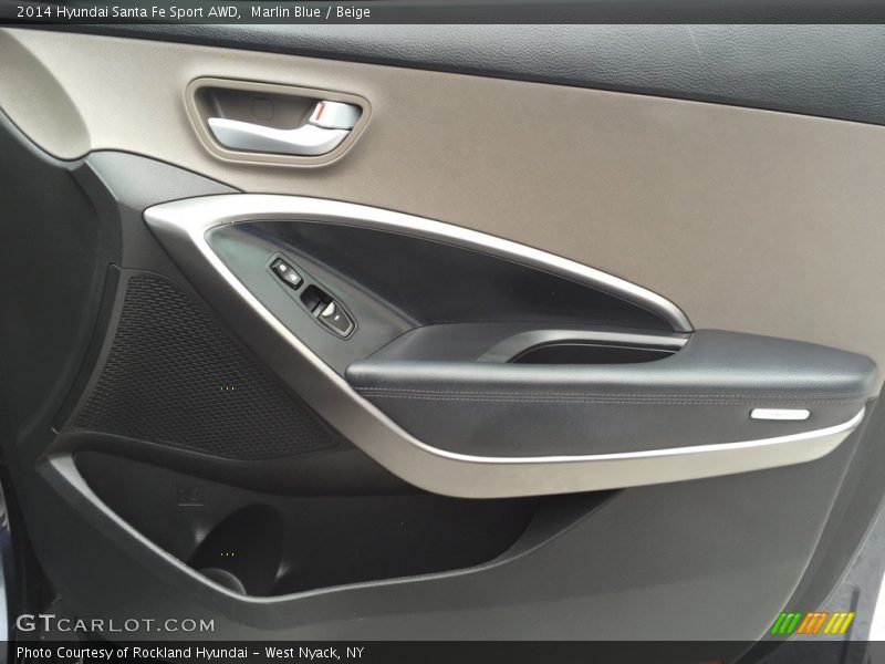 Marlin Blue / Beige 2014 Hyundai Santa Fe Sport AWD