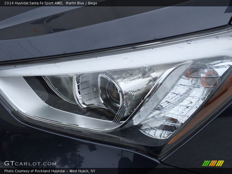 Marlin Blue / Beige 2014 Hyundai Santa Fe Sport AWD