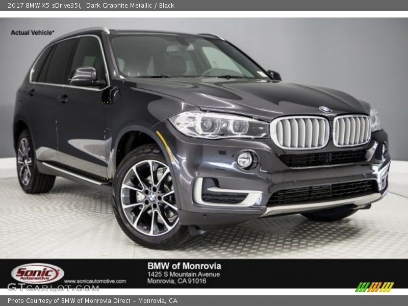 Dark Graphite Metallic / Black 2017 BMW X5 sDrive35i