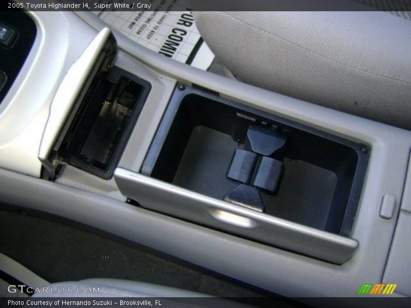 Super White / Gray 2005 Toyota Highlander I4
