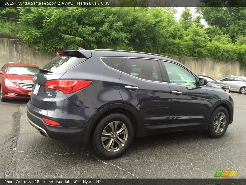 Marlin Blue / Gray 2015 Hyundai Santa Fe Sport 2.4 AWD