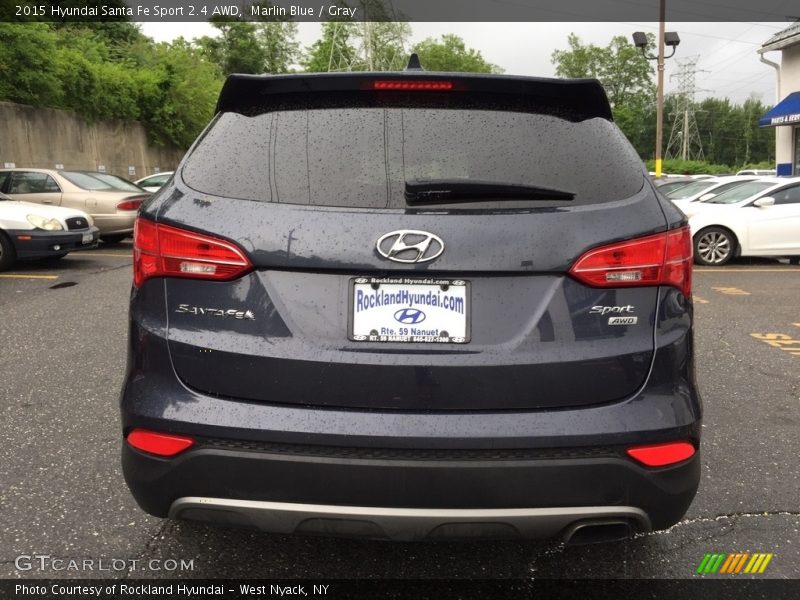 Marlin Blue / Gray 2015 Hyundai Santa Fe Sport 2.4 AWD