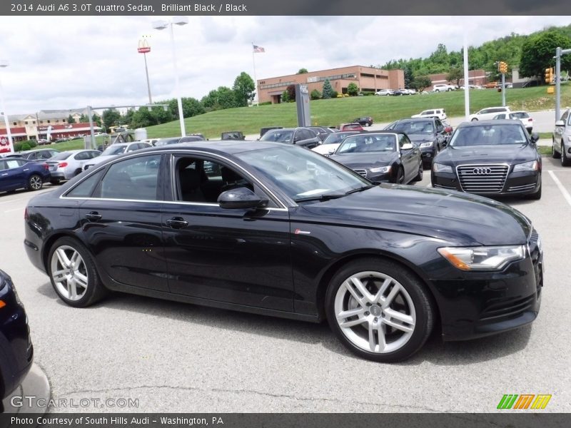 Brilliant Black / Black 2014 Audi A6 3.0T quattro Sedan