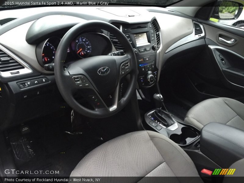 Marlin Blue / Gray 2015 Hyundai Santa Fe Sport 2.4 AWD