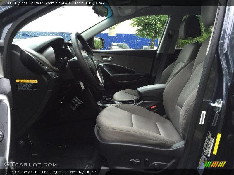 Marlin Blue / Gray 2015 Hyundai Santa Fe Sport 2.4 AWD
