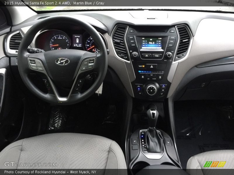Marlin Blue / Gray 2015 Hyundai Santa Fe Sport 2.4 AWD