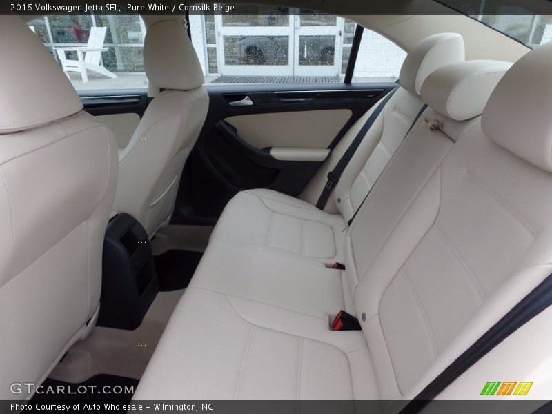 Pure White / Cornsilk Beige 2016 Volkswagen Jetta SEL
