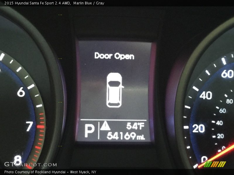 Marlin Blue / Gray 2015 Hyundai Santa Fe Sport 2.4 AWD