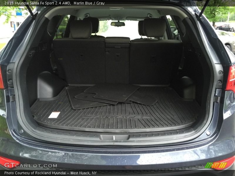 Marlin Blue / Gray 2015 Hyundai Santa Fe Sport 2.4 AWD
