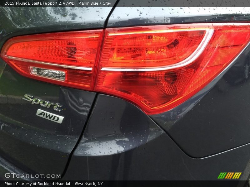 Marlin Blue / Gray 2015 Hyundai Santa Fe Sport 2.4 AWD