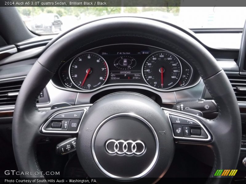 Brilliant Black / Black 2014 Audi A6 3.0T quattro Sedan