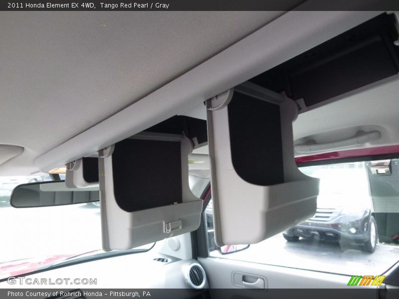 Tango Red Pearl / Gray 2011 Honda Element EX 4WD