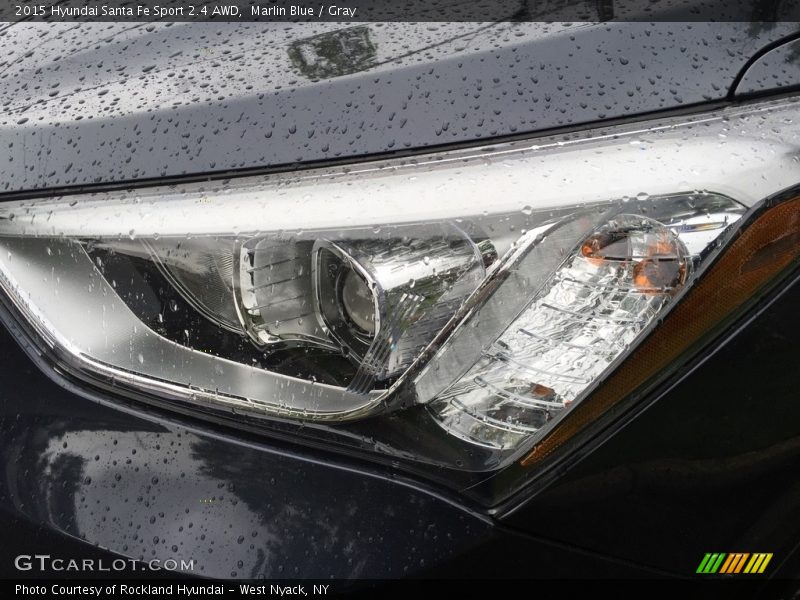 Marlin Blue / Gray 2015 Hyundai Santa Fe Sport 2.4 AWD