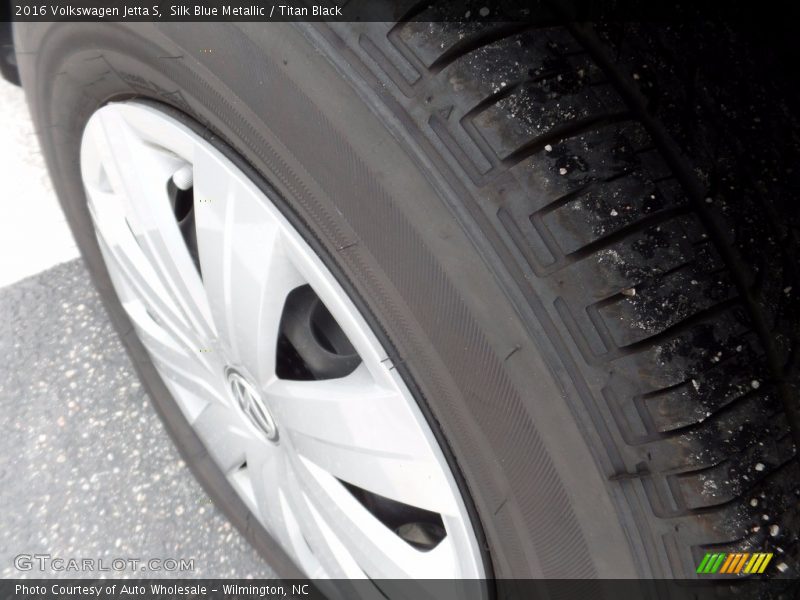 Silk Blue Metallic / Titan Black 2016 Volkswagen Jetta S