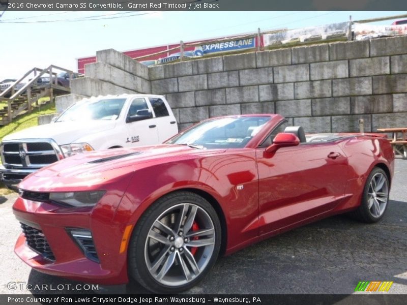 Garnet Red Tintcoat / Jet Black 2016 Chevrolet Camaro SS Convertible