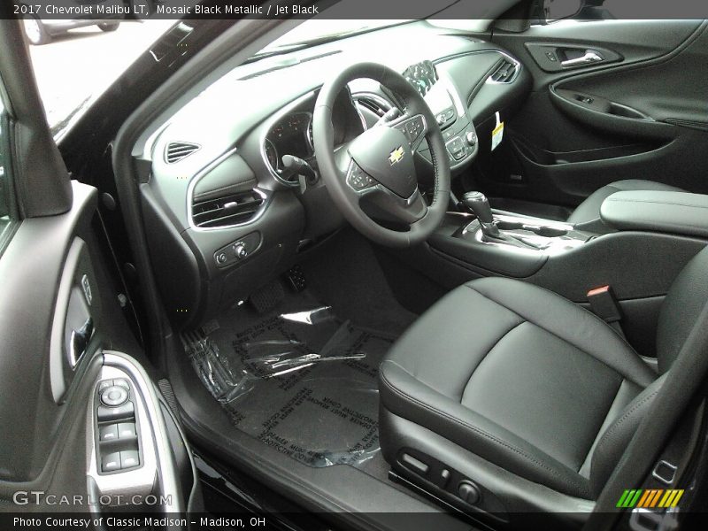 Mosaic Black Metallic / Jet Black 2017 Chevrolet Malibu LT