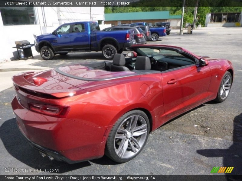 Garnet Red Tintcoat / Jet Black 2016 Chevrolet Camaro SS Convertible