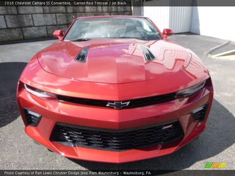 Garnet Red Tintcoat / Jet Black 2016 Chevrolet Camaro SS Convertible