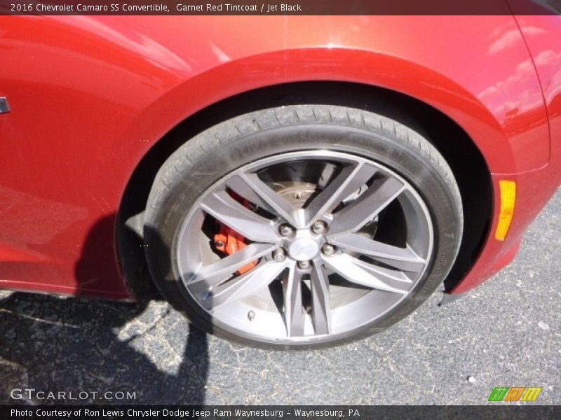 Garnet Red Tintcoat / Jet Black 2016 Chevrolet Camaro SS Convertible