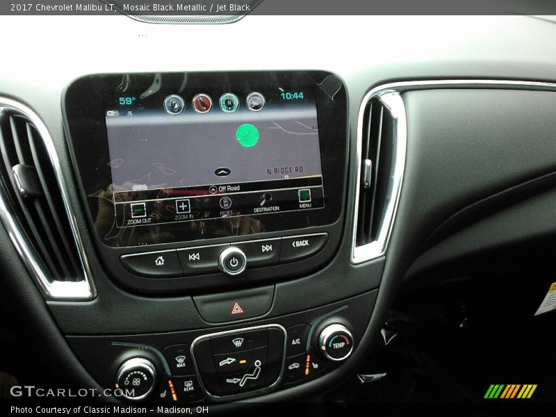 Mosaic Black Metallic / Jet Black 2017 Chevrolet Malibu LT