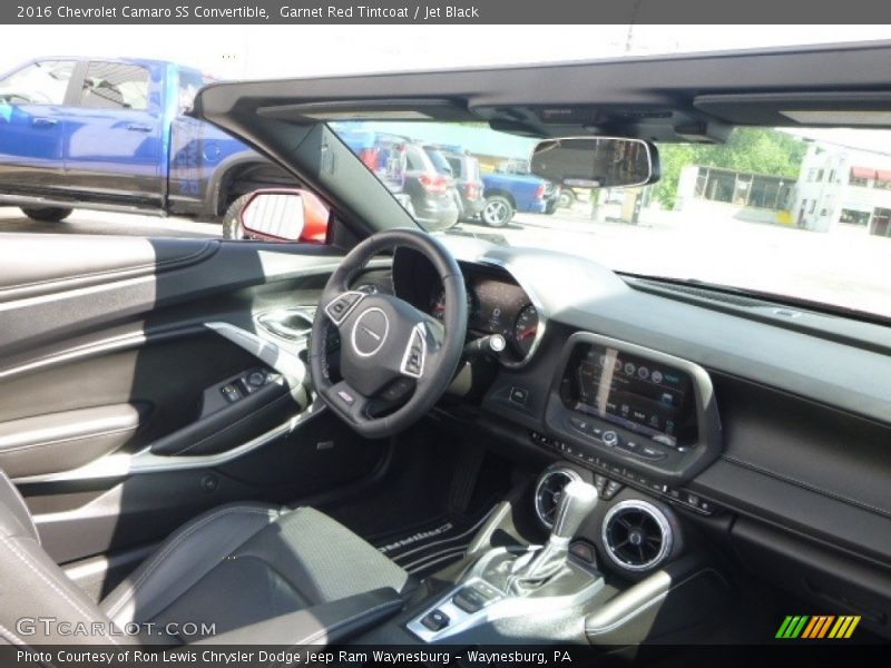Garnet Red Tintcoat / Jet Black 2016 Chevrolet Camaro SS Convertible