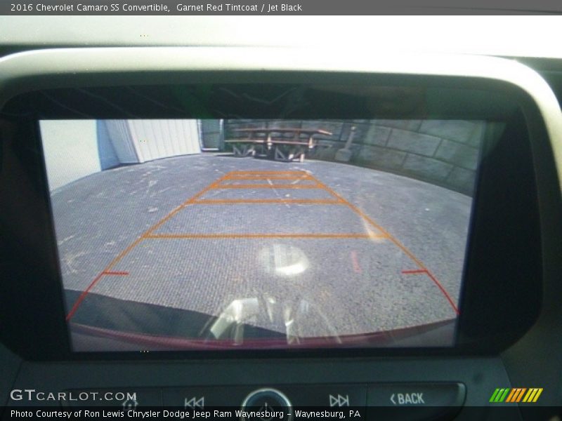 Garnet Red Tintcoat / Jet Black 2016 Chevrolet Camaro SS Convertible
