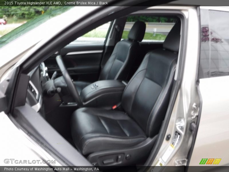 Creme Brulee Mica / Black 2015 Toyota Highlander XLE AWD