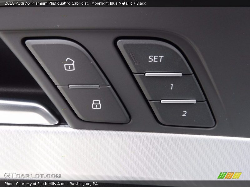 Controls of 2018 A5 Premium Plus quattro Cabriolet