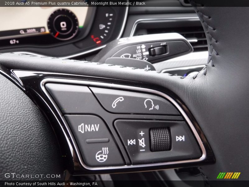 Controls of 2018 A5 Premium Plus quattro Cabriolet