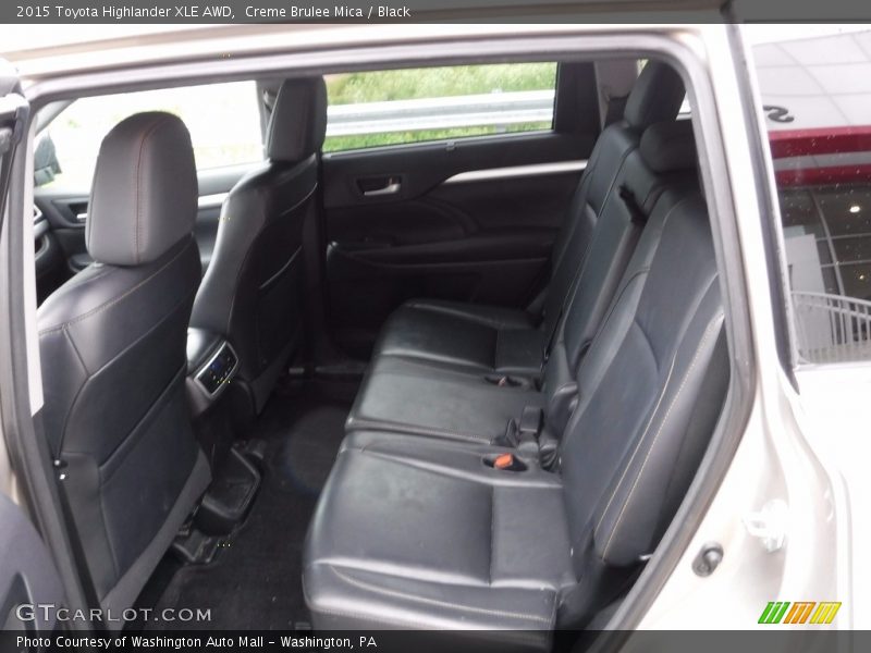 Creme Brulee Mica / Black 2015 Toyota Highlander XLE AWD