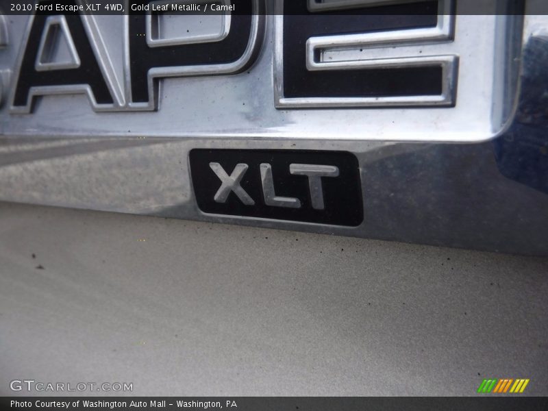 Gold Leaf Metallic / Camel 2010 Ford Escape XLT 4WD