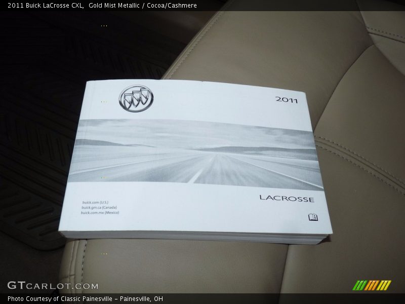 Gold Mist Metallic / Cocoa/Cashmere 2011 Buick LaCrosse CXL