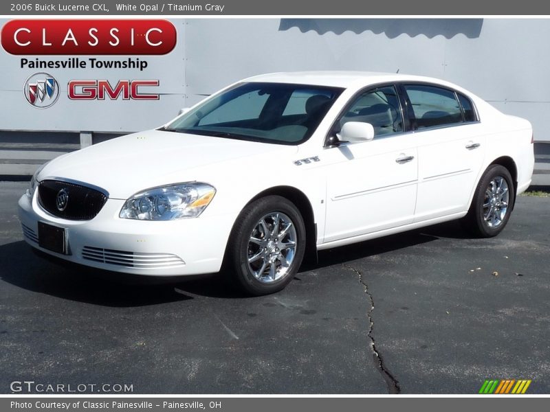 White Opal / Titanium Gray 2006 Buick Lucerne CXL