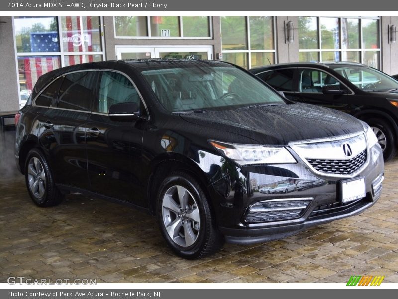 Crystal Black Pearl / Ebony 2014 Acura MDX SH-AWD