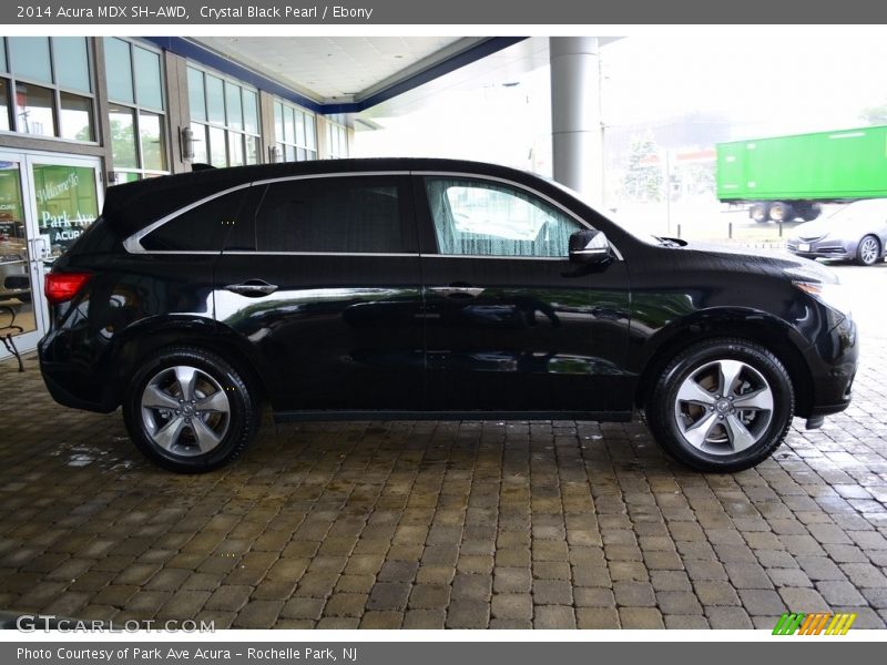 Crystal Black Pearl / Ebony 2014 Acura MDX SH-AWD