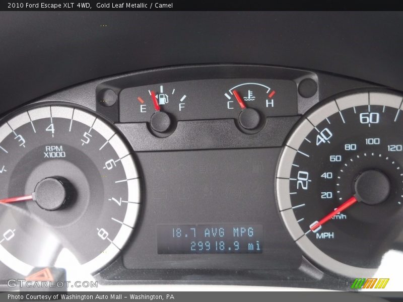 Gold Leaf Metallic / Camel 2010 Ford Escape XLT 4WD