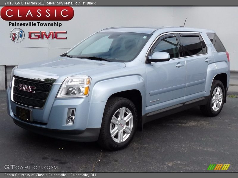 Silver Sky Metallic / Jet Black 2015 GMC Terrain SLE