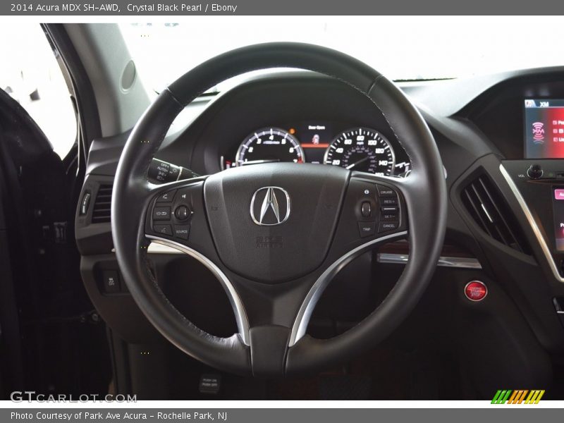 Crystal Black Pearl / Ebony 2014 Acura MDX SH-AWD