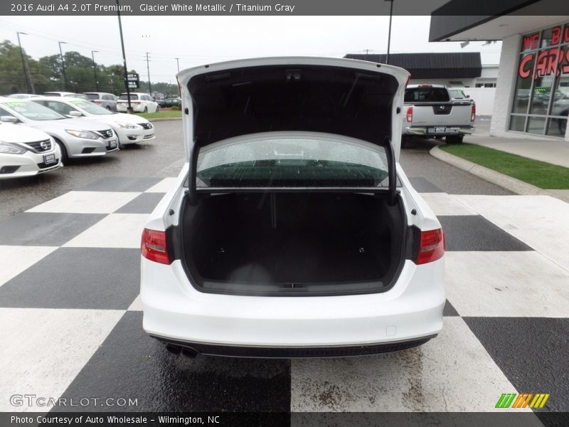 Glacier White Metallic / Titanium Gray 2016 Audi A4 2.0T Premium