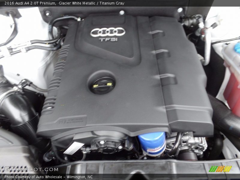 Glacier White Metallic / Titanium Gray 2016 Audi A4 2.0T Premium