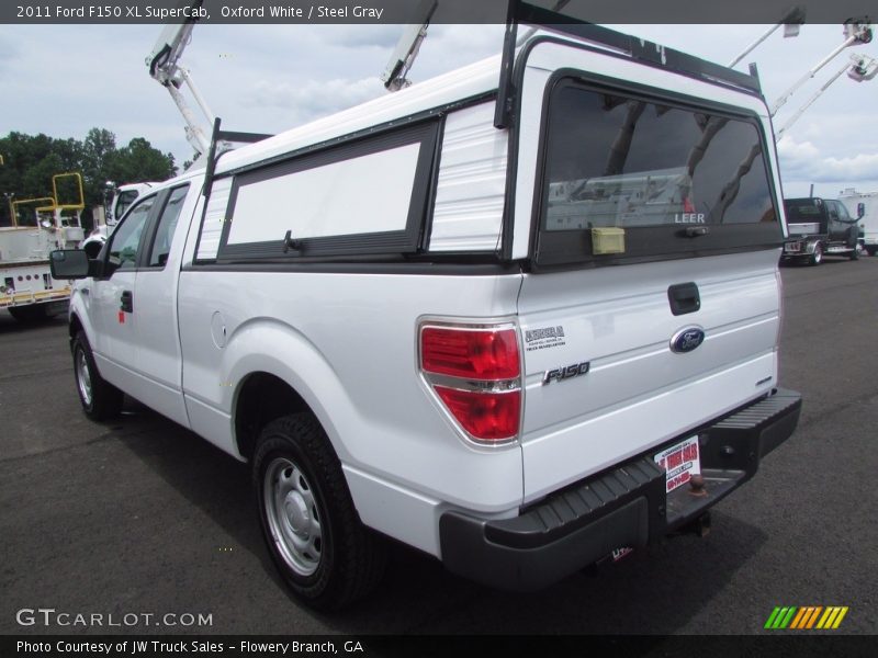 Oxford White / Steel Gray 2011 Ford F150 XL SuperCab