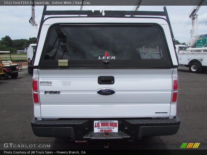 Oxford White / Steel Gray 2011 Ford F150 XL SuperCab