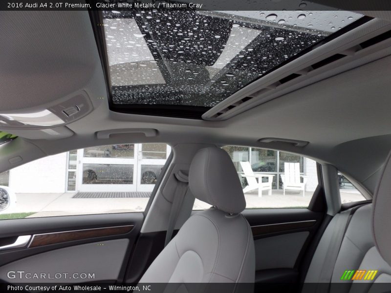 Glacier White Metallic / Titanium Gray 2016 Audi A4 2.0T Premium