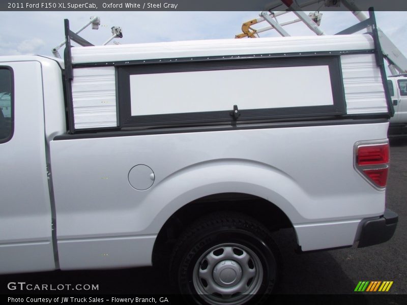 Oxford White / Steel Gray 2011 Ford F150 XL SuperCab