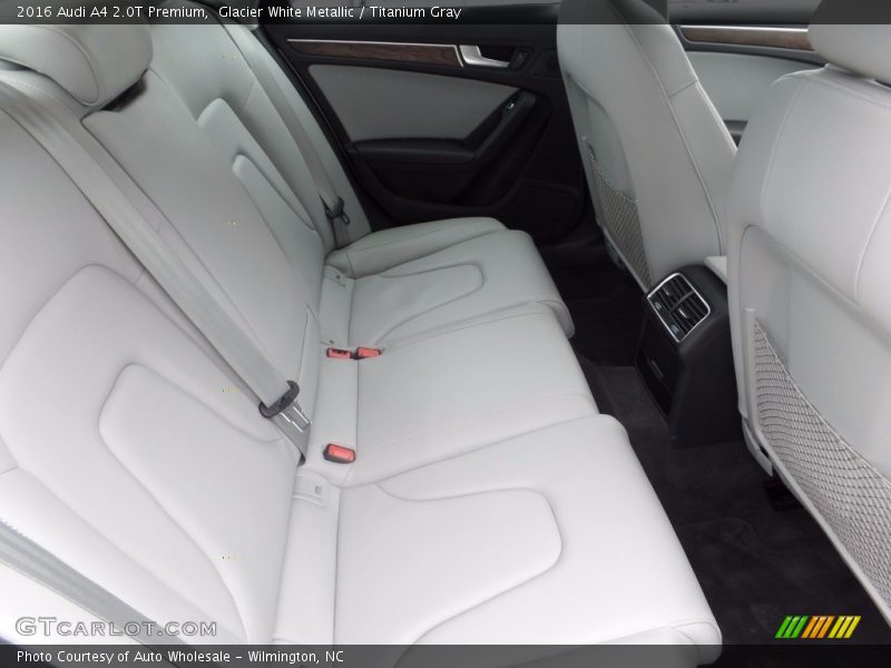 Glacier White Metallic / Titanium Gray 2016 Audi A4 2.0T Premium