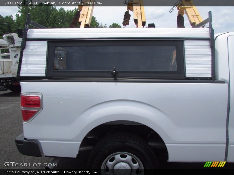 Oxford White / Steel Gray 2011 Ford F150 XL SuperCab