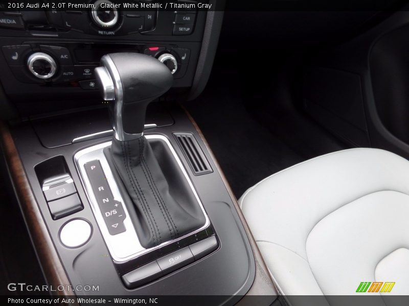 Glacier White Metallic / Titanium Gray 2016 Audi A4 2.0T Premium